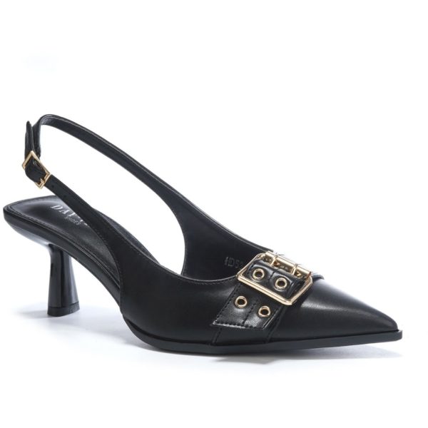 Nicolette dame slingback stiletter HD53-1 - Black