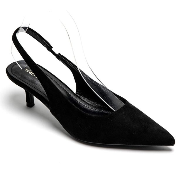 Ninelle dame slingback stiletter 1833 - Black