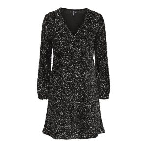 Pieces dame kjole PCKAM - Black Black sequins