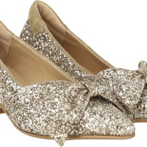 Sløjfe Pump i Funklende Glitter