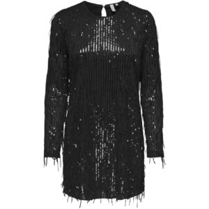 ONLY dame kjole ONLANIKA - Black Black sequins