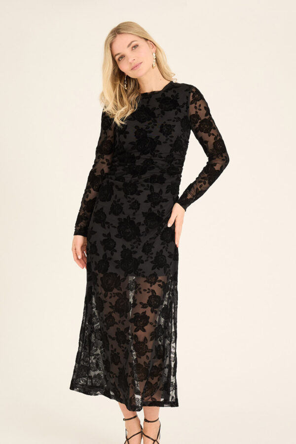 A-View - Kjole - Claudine Dress - Black (Levering slut september)