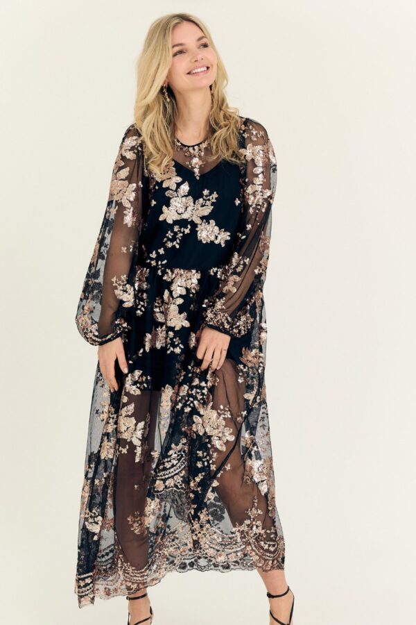 A-View - Kjole - Estelle Dress - Rose gold (Levering slut september)